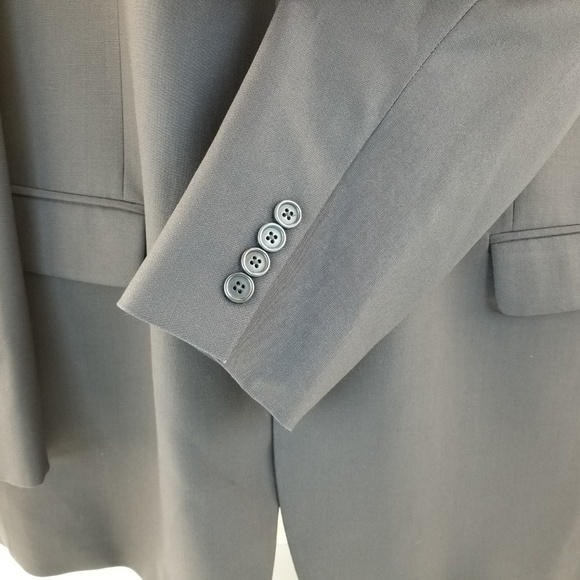 Brooks Brothers 346 Mens 45L Wool Blend Navy Blue - Picture 3 of 8